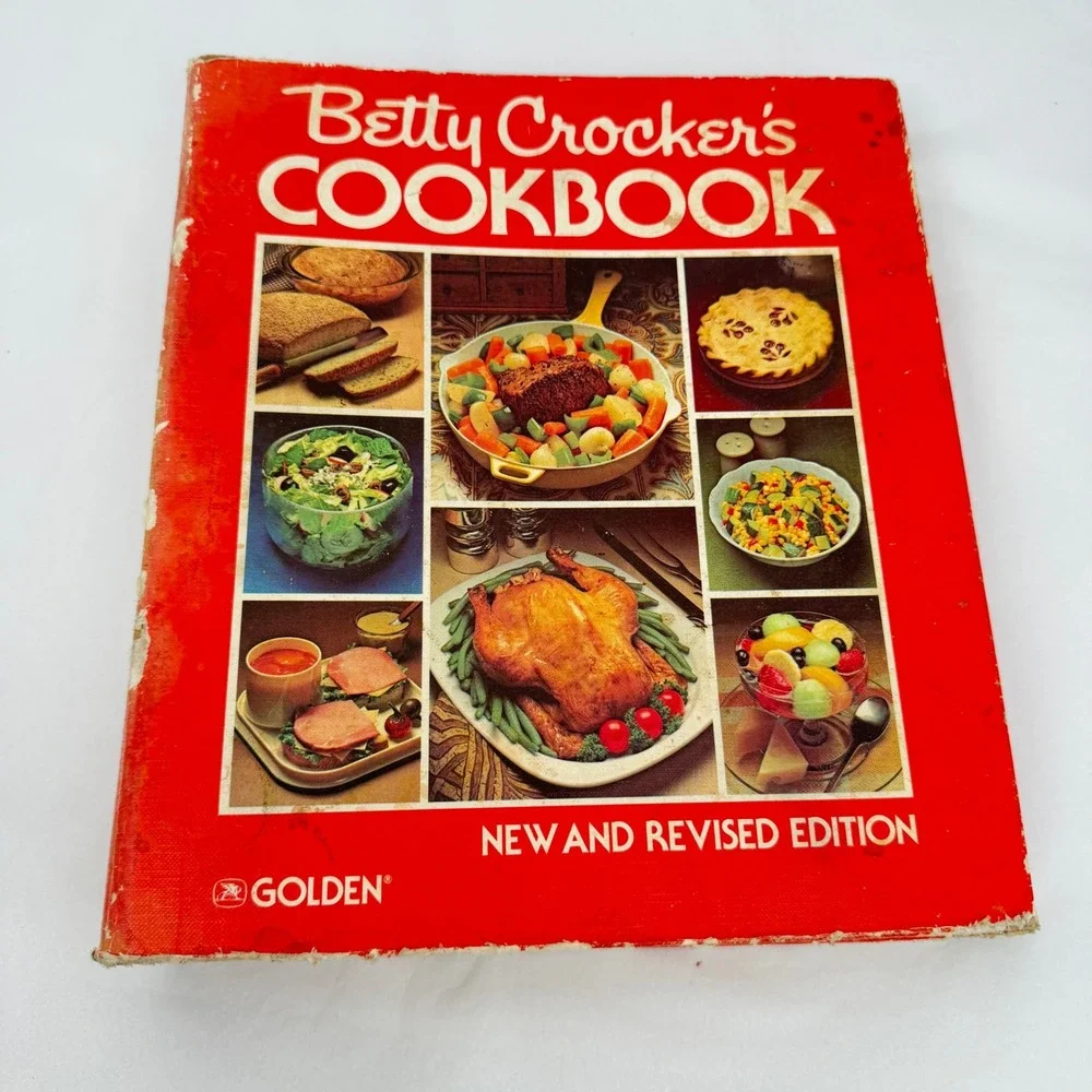 Betty Crocker Cookbook New and Revised Edition Vintage Retro Golden 1979